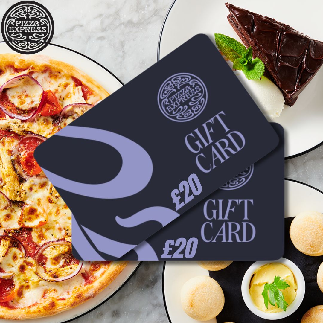 Stephen won 2 x £20 Pizza Express Gift Cards
