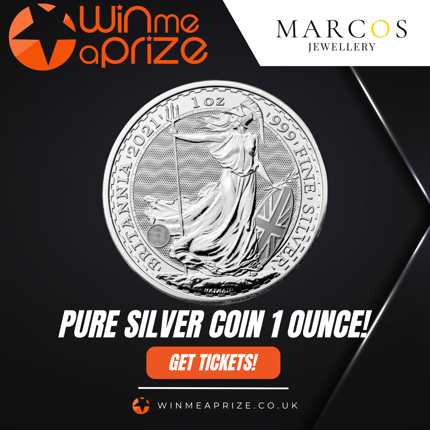 Grahame won Fine Silver Britannia coin!