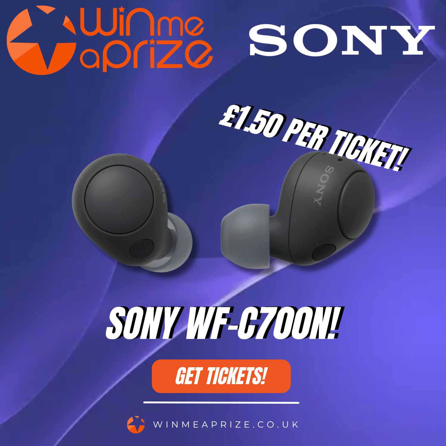 Jack won Sony WF-C700N Noise Cancelling Earphones!