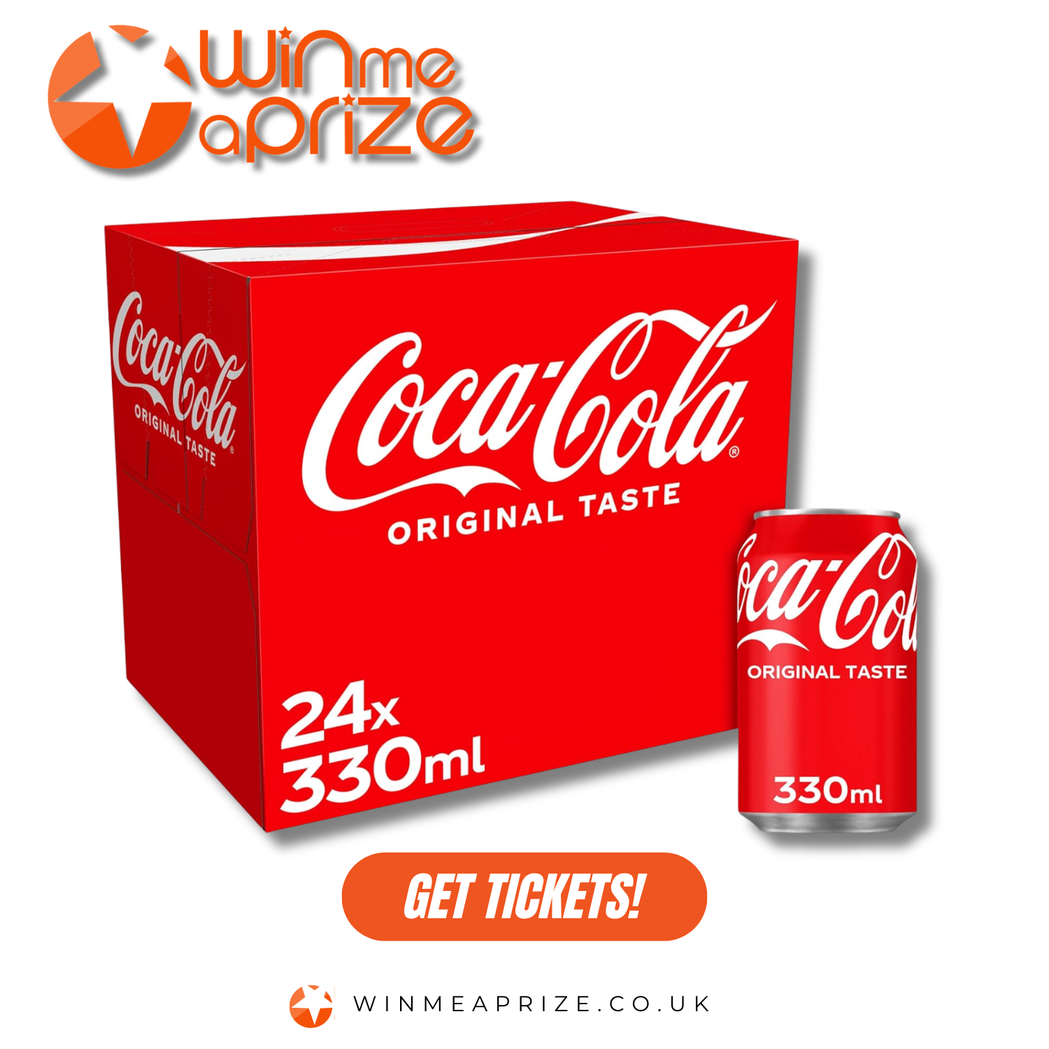 Mark won Coca-Cola Original Taste 24 x 330 ml