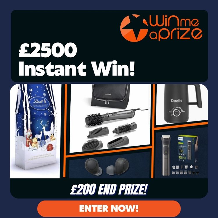 Gina won £2500 Instant Wins!