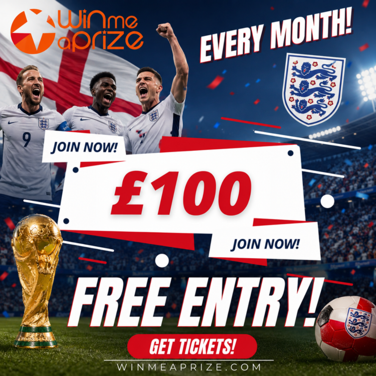 England World Cup Free Register User Draw!